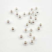 2MM Sterling Silver Seamless Beads